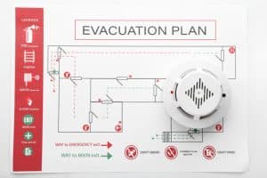 Image presents What should you do to ensure compliance with fire safety regulations