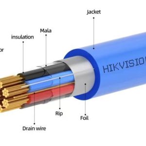 Image presents Hikvision 2+2-Core Sheilded Alarm Cable