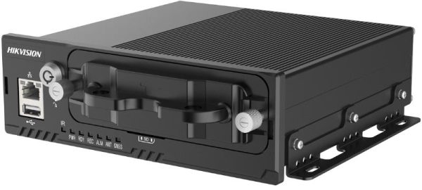 Image presents Hikvision 4-ch , H.264/H.265, 2xHDD/SSD Mobile DVR