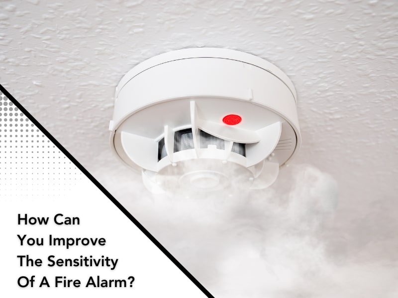 Smoke-triggered fire alarm showing improved fire alarm sensitivity, ensuring early detection in case of fire.